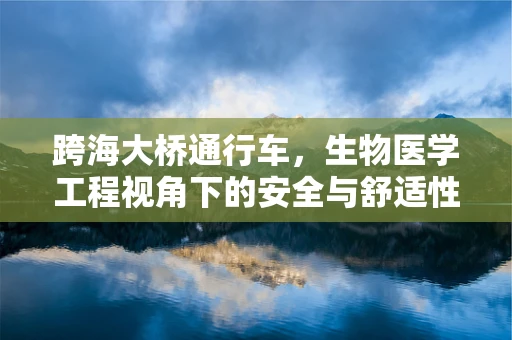 跨海大桥通行车，生物医学工程视角下的安全与舒适性考量