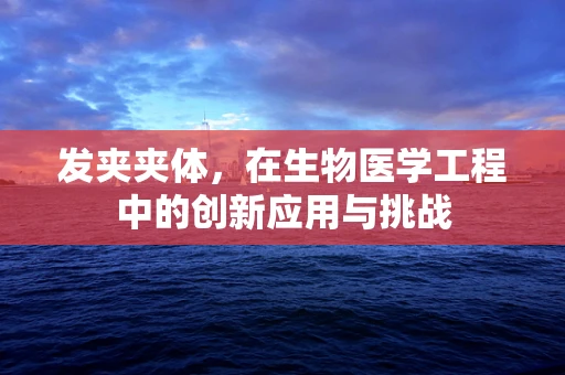 发夹夹体，在生物医学工程中的创新应用与挑战