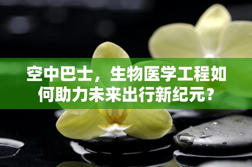 空中巴士，生物医学工程如何助力未来出行新纪元？