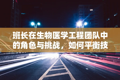班长在生物医学工程团队中的角色与挑战，如何平衡技术与团队协作？
