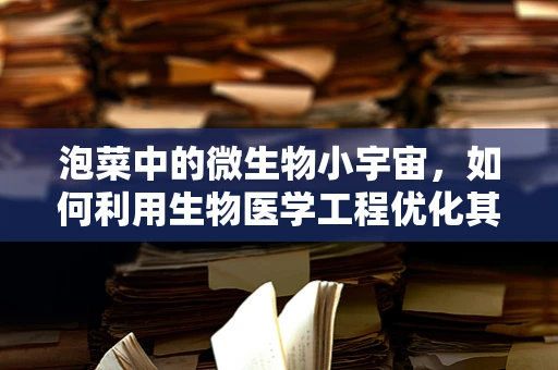 泡菜中的微生物小宇宙，如何利用生物医学工程优化其发酵过程？