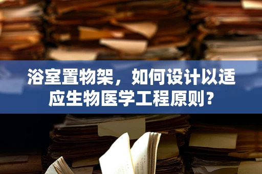 浴室置物架，如何设计以适应生物医学工程原则？