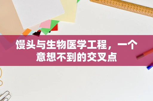 馒头与生物医学工程，一个意想不到的交叉点