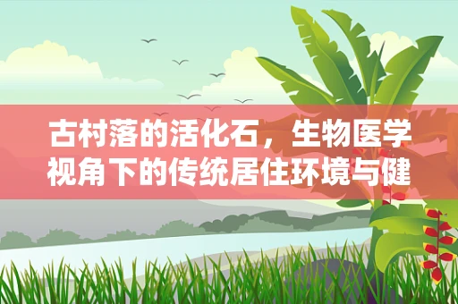 古村落的活化石，生物医学视角下的传统居住环境与健康关系
