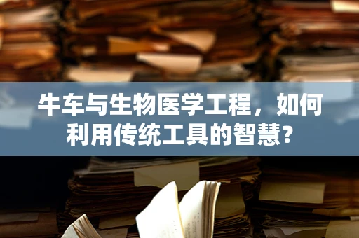牛车与生物医学工程，如何利用传统工具的智慧？