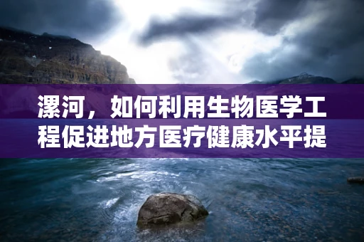 漯河，如何利用生物医学工程促进地方医疗健康水平提升？