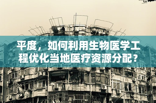 平度，如何利用生物医学工程优化当地医疗资源分配？