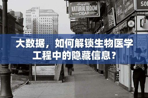 大数据，如何解锁生物医学工程中的隐藏信息？