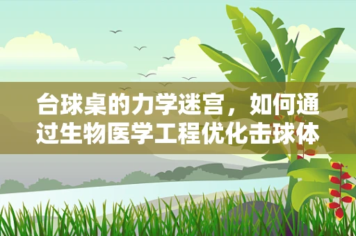 台球桌的力学迷宫，如何通过生物医学工程优化击球体验？