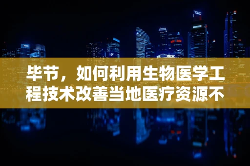 毕节，如何利用生物医学工程技术改善当地医疗资源不均？