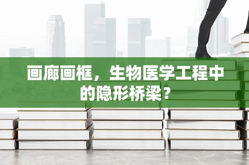 画廊画框，生物医学工程中的隐形桥梁？