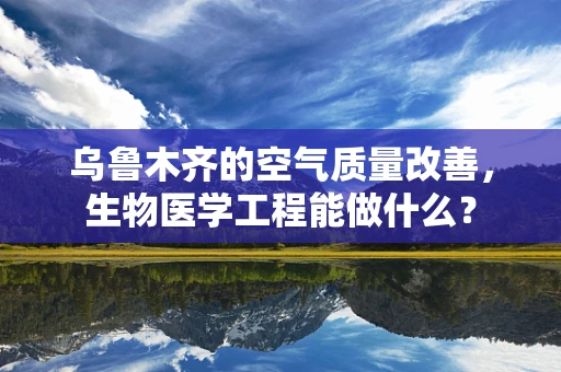 乌鲁木齐的空气质量改善，生物医学工程能做什么？