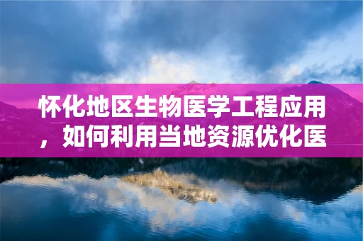 怀化地区生物医学工程应用，如何利用当地资源优化医疗设备维护？