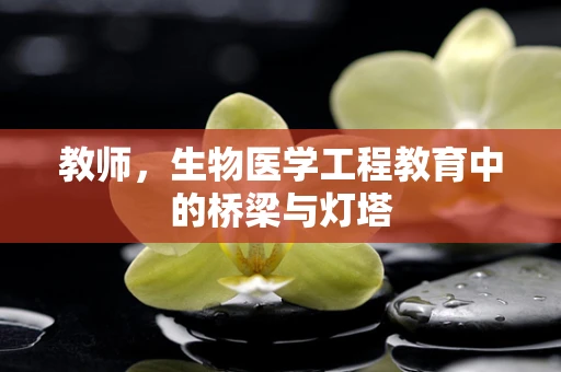 教师，生物医学工程教育中的桥梁与灯塔