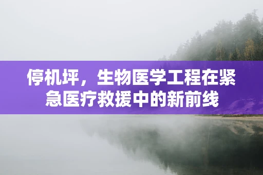 停机坪，生物医学工程在紧急医疗救援中的新前线