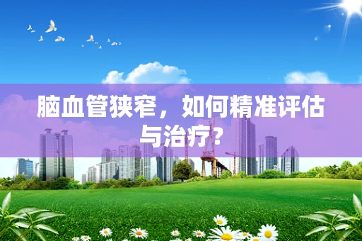 脑血管狭窄，如何精准评估与治疗？