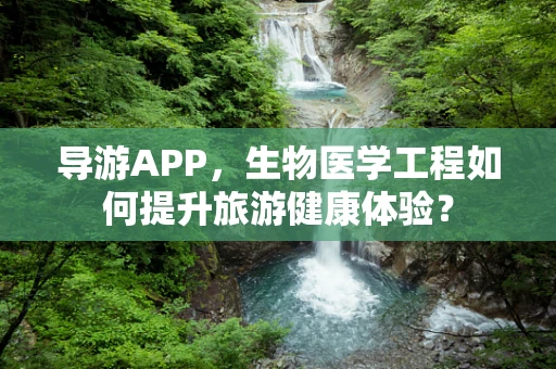 导游APP，生物医学工程如何提升旅游健康体验？