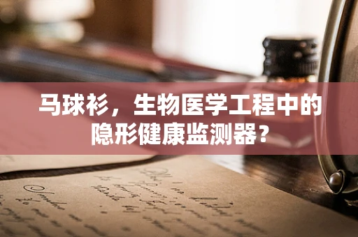 马球衫，生物医学工程中的隐形健康监测器？