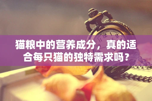 猫粮中的营养成分，真的适合每只猫的独特需求吗？