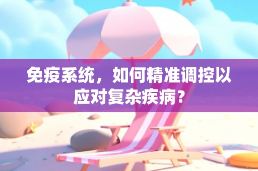 免疫系统，如何精准调控以应对复杂疾病？
