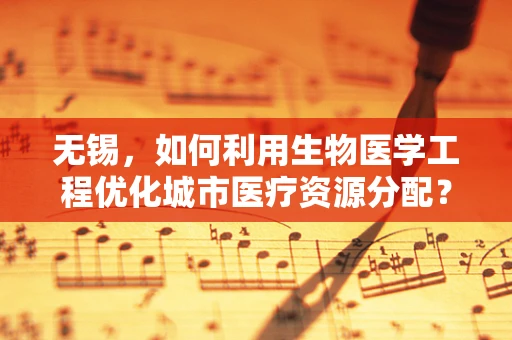 无锡，如何利用生物医学工程优化城市医疗资源分配？