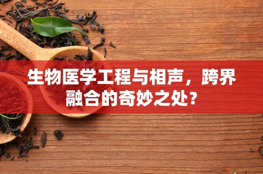 生物医学工程与相声，跨界融合的奇妙之处？