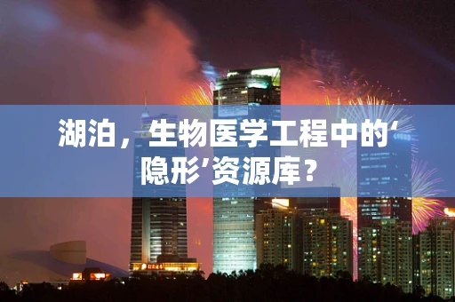 湖泊，生物医学工程中的‘隐形’资源库？