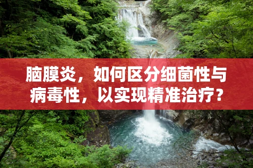 脑膜炎，如何区分细菌性与病毒性，以实现精准治疗？