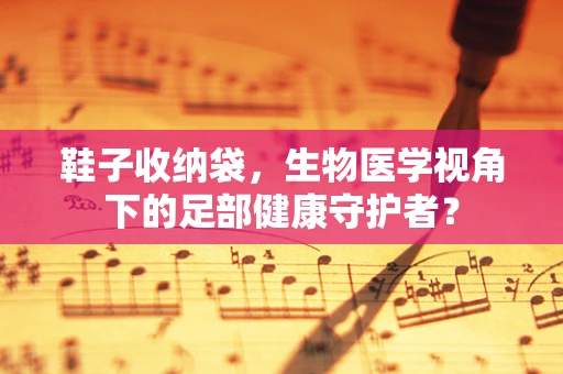 鞋子收纳袋，生物医学视角下的足部健康守护者？