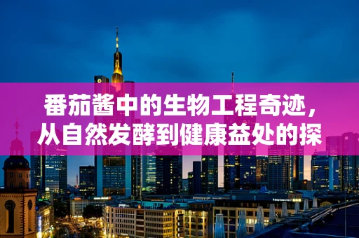 番茄酱中的生物工程奇迹，从自然发酵到健康益处的探索
