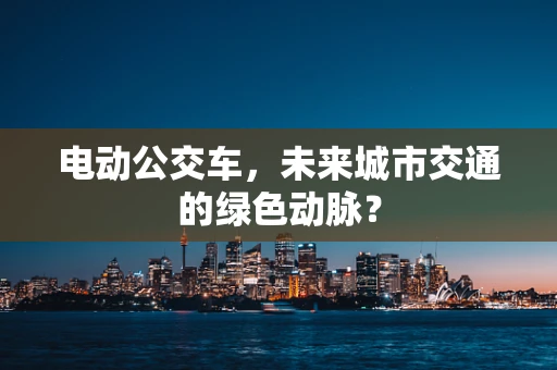 电动公交车，未来城市交通的绿色动脉？