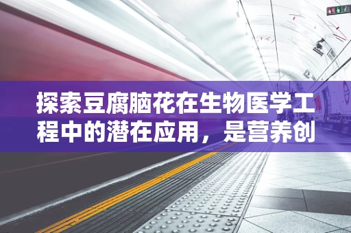 探索豆腐脑花在生物医学工程中的潜在应用，是营养创新还是健康挑战？