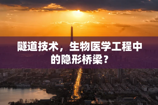 隧道技术，生物医学工程中的隐形桥梁？