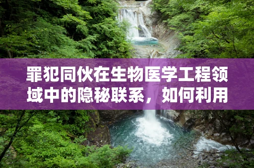 罪犯同伙在生物医学工程领域中的隐秘联系，如何利用技术追踪与识别？
