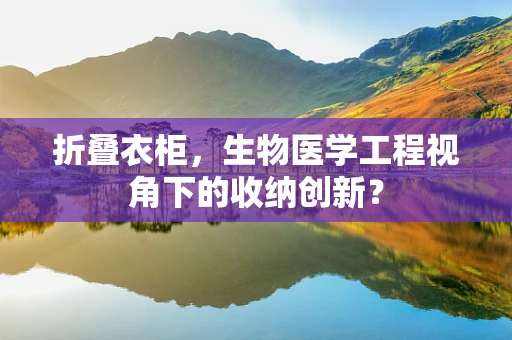 折叠衣柜，生物医学工程视角下的收纳创新？