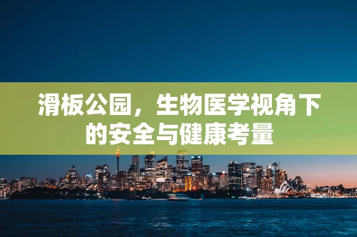 滑板公园，生物医学视角下的安全与健康考量