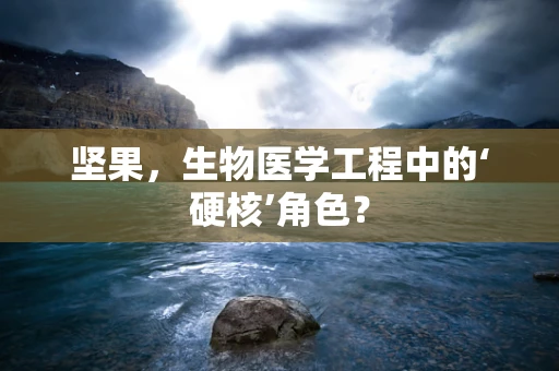 坚果，生物医学工程中的‘硬核’角色？