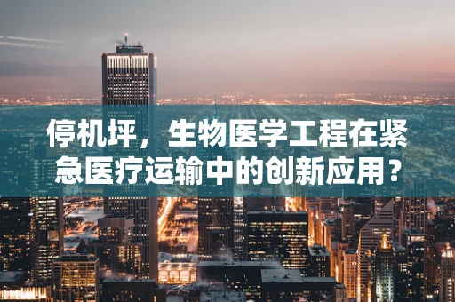 停机坪，生物医学工程在紧急医疗运输中的创新应用？