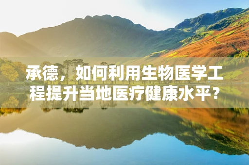 承德，如何利用生物医学工程提升当地医疗健康水平？