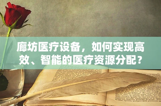 廊坊医疗设备，如何实现高效、智能的医疗资源分配？