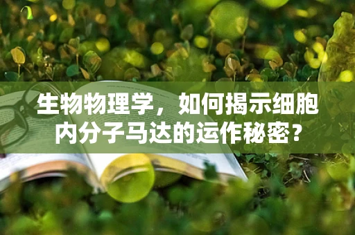 生物物理学，如何揭示细胞内分子马达的运作秘密？