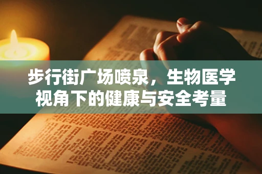 步行街广场喷泉，生物医学视角下的健康与安全考量