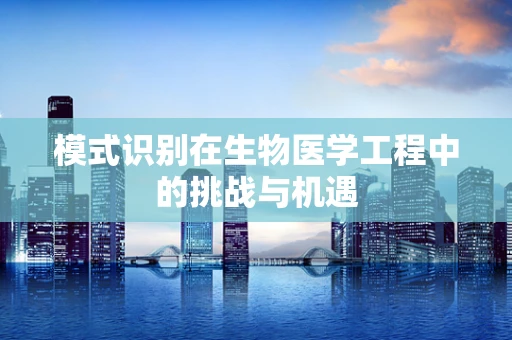 模式识别在生物医学工程中的挑战与机遇
