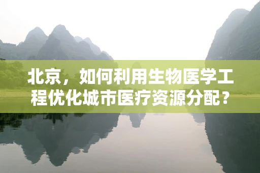 北京，如何利用生物医学工程优化城市医疗资源分配？
