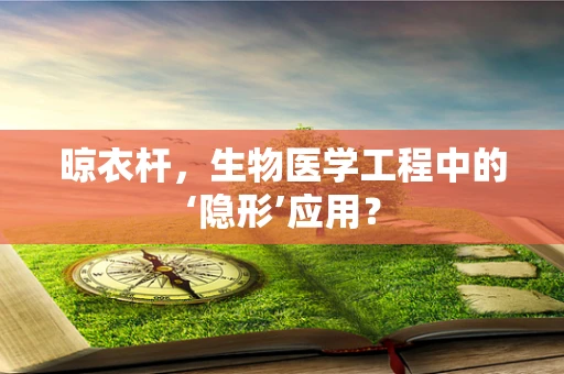 晾衣杆，生物医学工程中的‘隐形’应用？