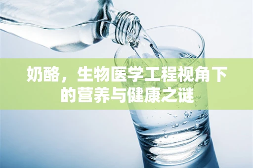 奶酪，生物医学工程视角下的营养与健康之谜