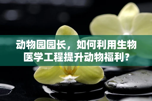 动物园园长，如何利用生物医学工程提升动物福利？