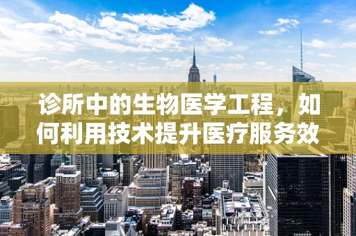 诊所中的生物医学工程，如何利用技术提升医疗服务效率？