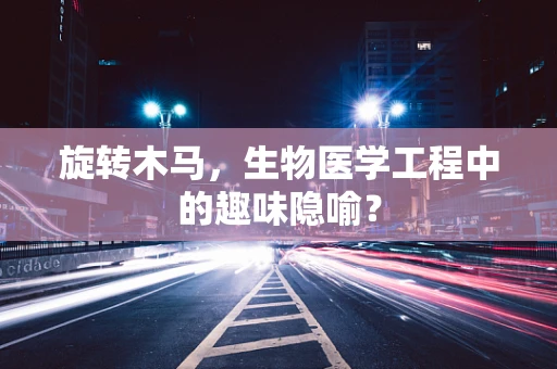 旋转木马，生物医学工程中的趣味隐喻？