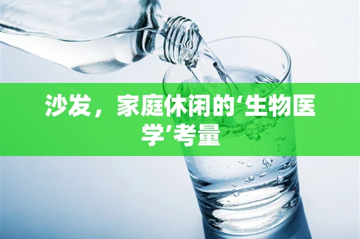 沙发，家庭休闲的‘生物医学’考量